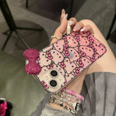 Hello Kitty Diamond Bow Gradient Case for iPhone